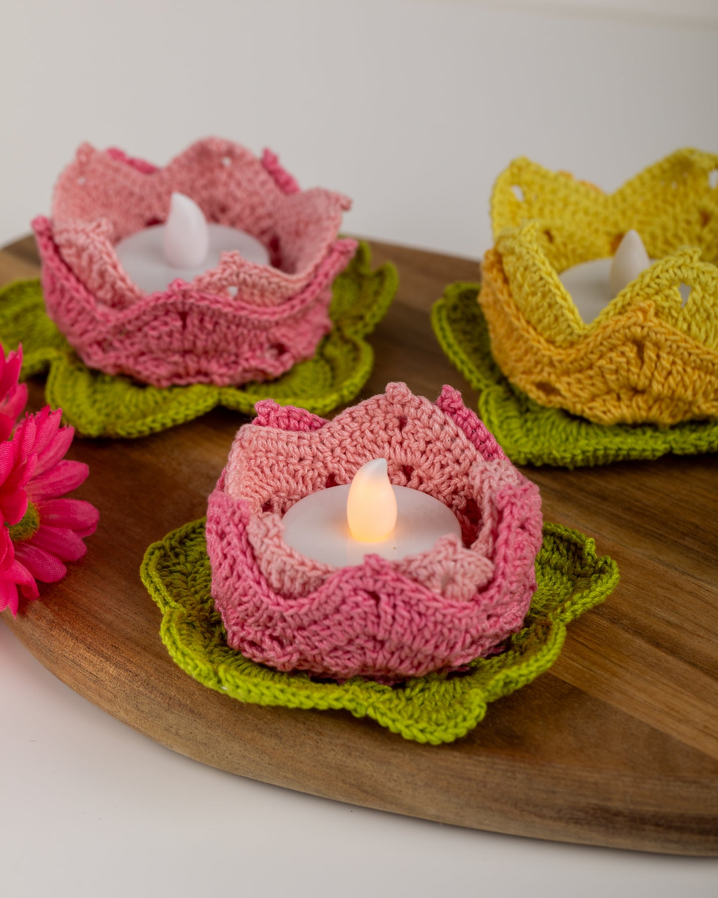 Crochet Tealight (Without Tealight)